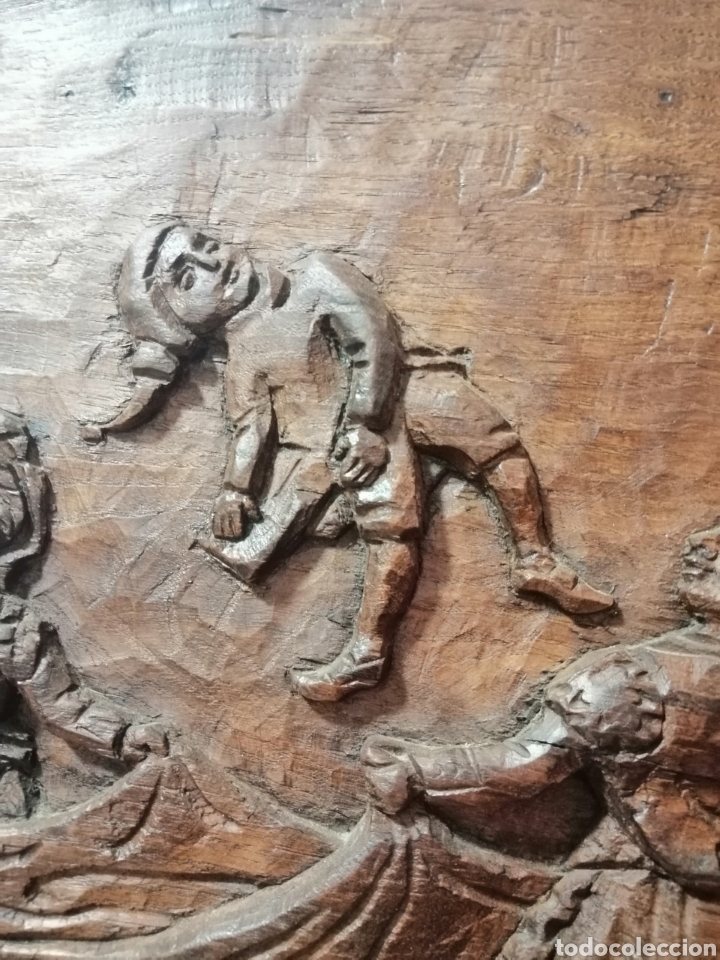 Arte: Talla en madera representando obra de Goya - Foto 3