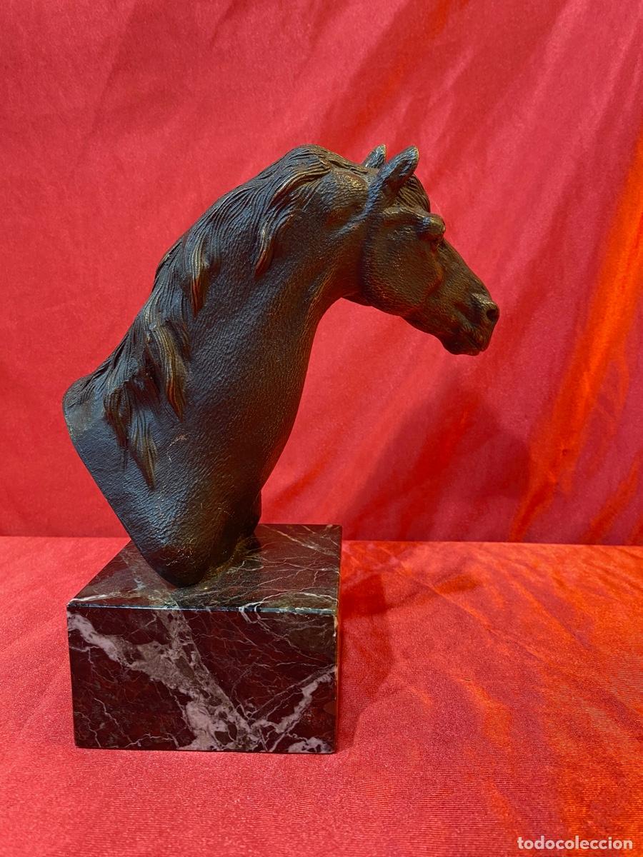 Arte: BUSTO CABALLO EN BRONCE - Foto 4