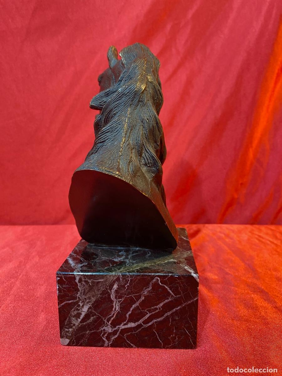 Arte: BUSTO CABALLO EN BRONCE - Foto 5