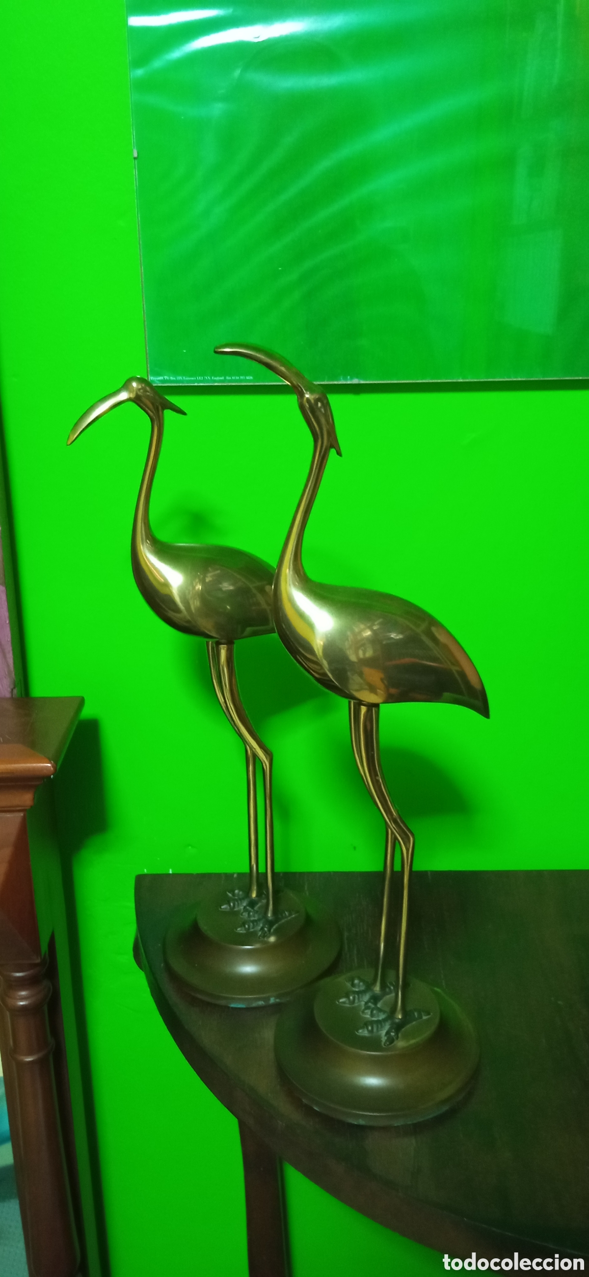 Arte: Pareja de ibis en bronce macizo - Foto 2