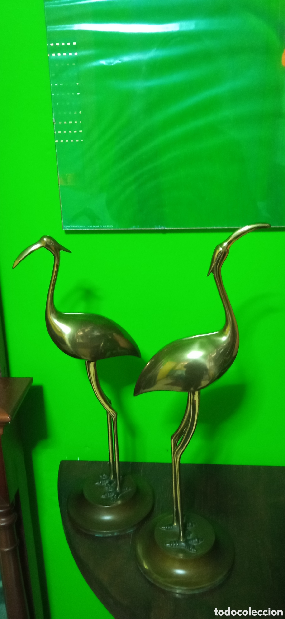 Arte: Pareja de ibis en bronce macizo - Foto 3