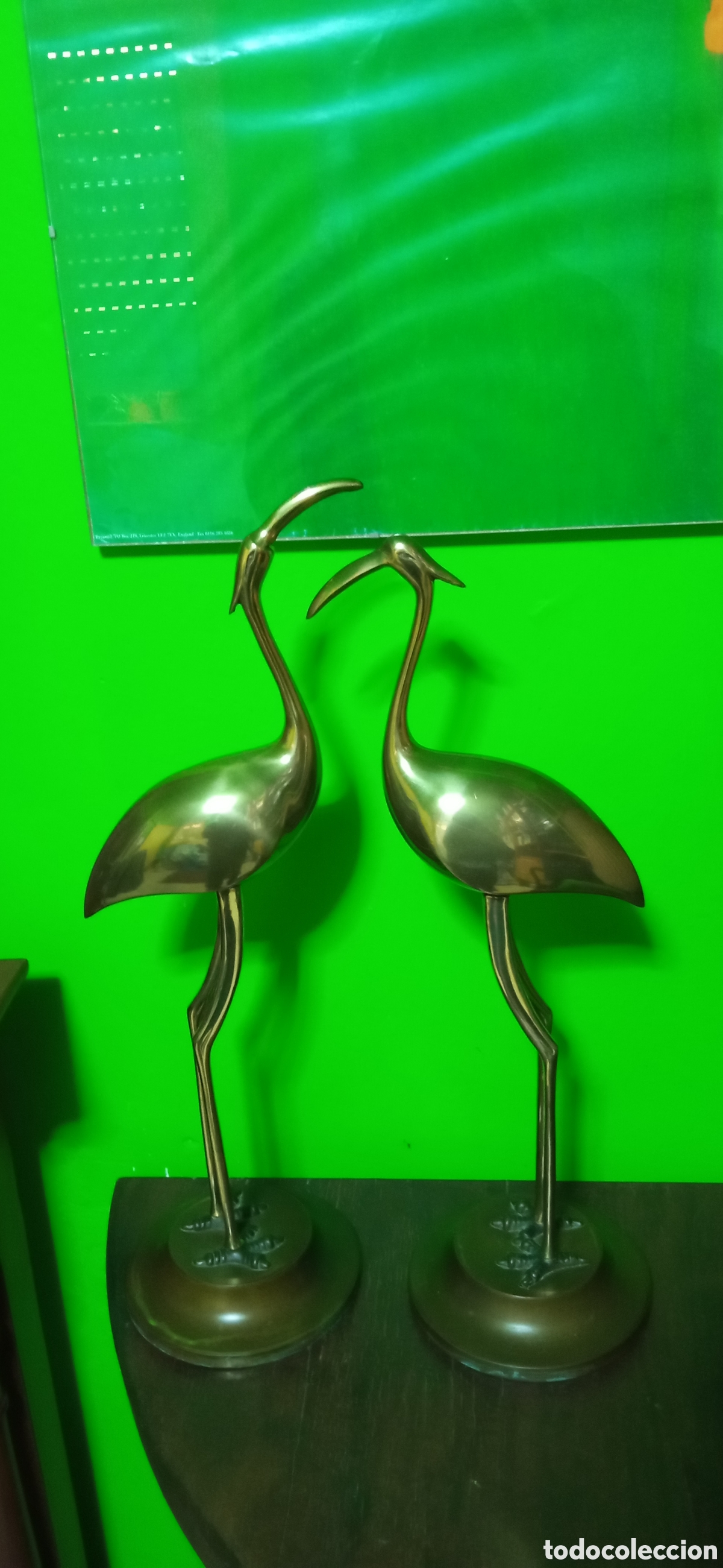 Arte: Pareja de ibis en bronce macizo - Foto 4
