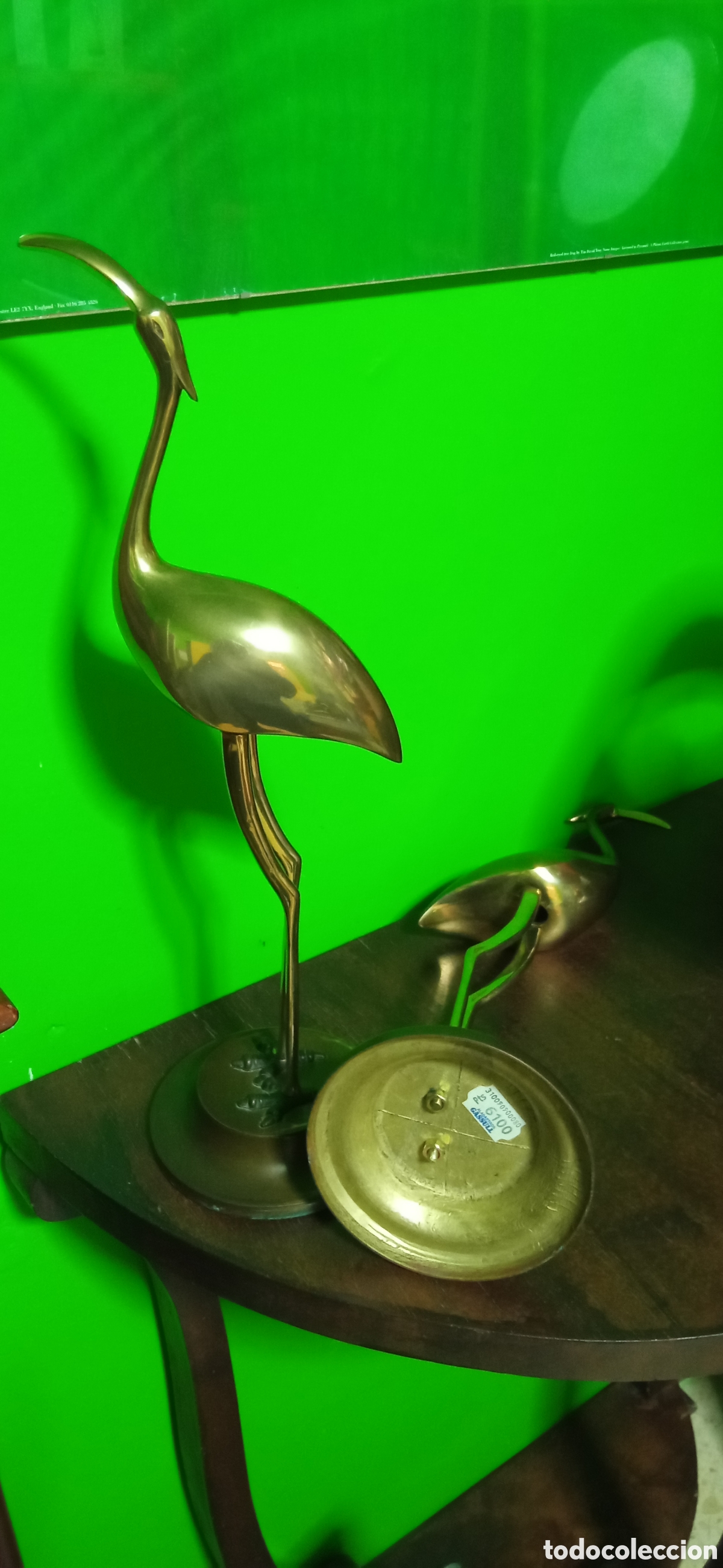Arte: Pareja de ibis en bronce macizo - Foto 1