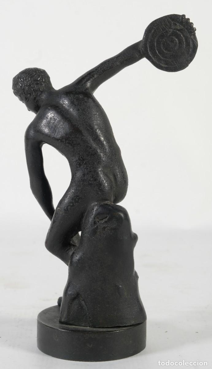 Arte: Disc&oacute;bolo en bronce finales siglo XIX - Foto 3