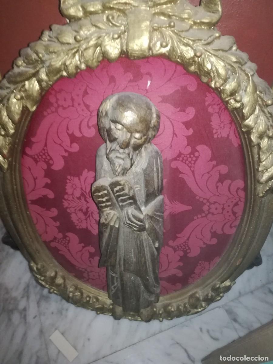 Arte: A11. Talla de madera en cuadro - Foto 2