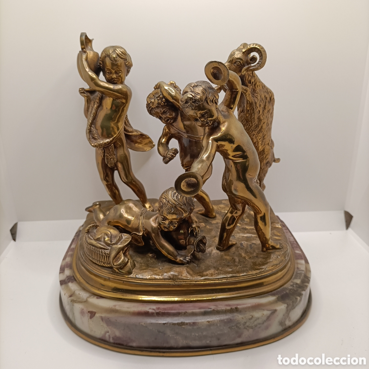 manos. escultura en resina con patina de bronce - Compra venta en  todocoleccion