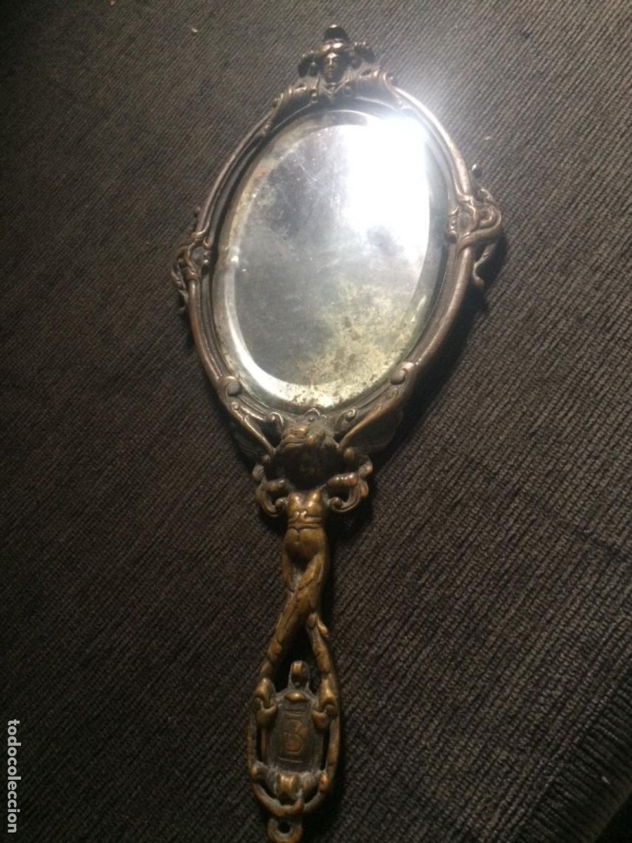 Arte: Espejo bronce xix - Foto 2