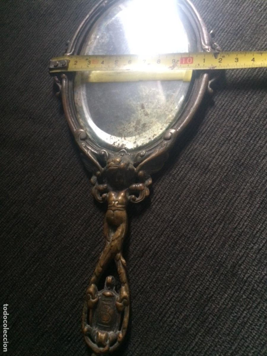 Arte: Espejo bronce xix - Foto 4