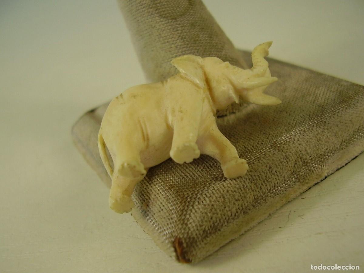 Arte: Antiguo elefante tallado. - Foto 3
