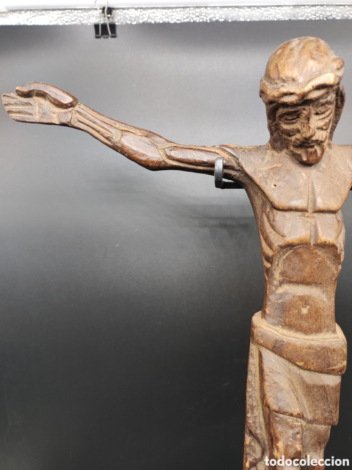 Arte: Cristo tallado madera - Foto 4