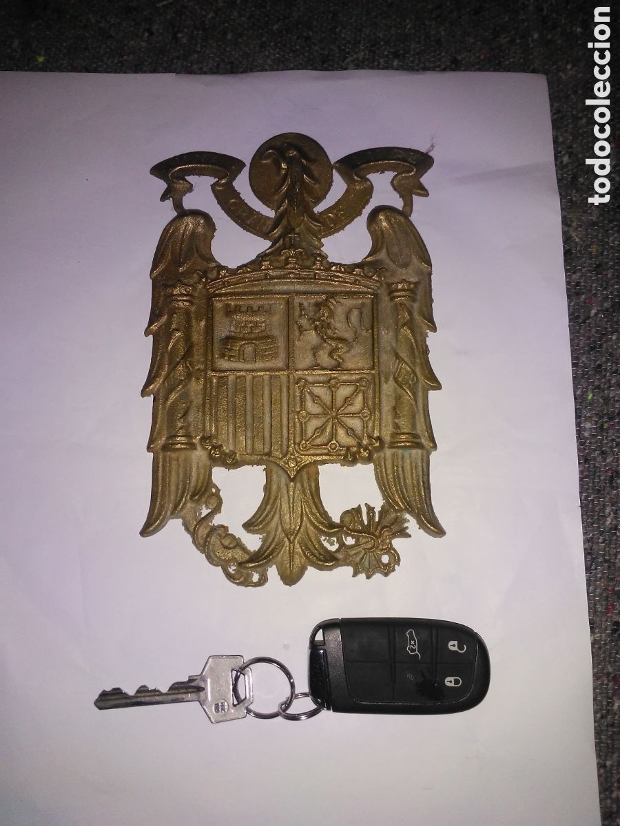 Arte: Escudo de Espa&ntilde;a preconstitucional en bronce - Foto 3