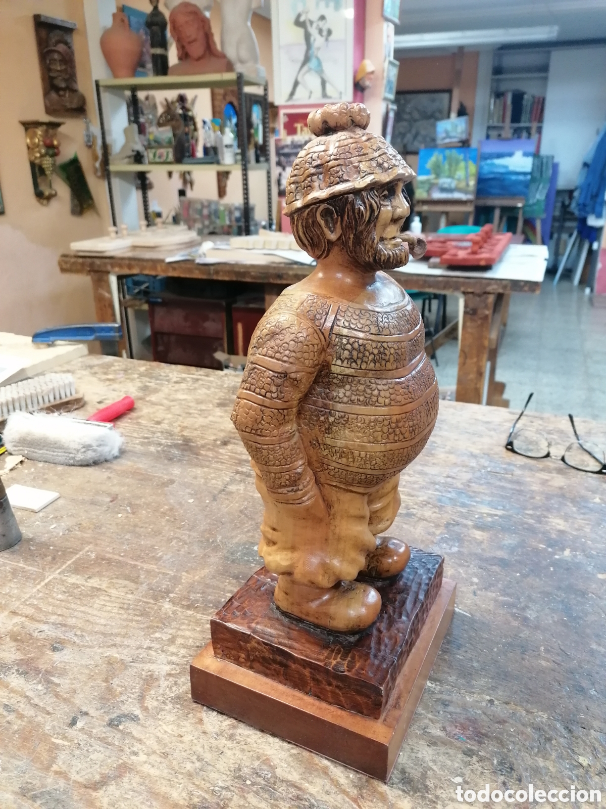 Arte: Marinero tallado madera - Foto 3