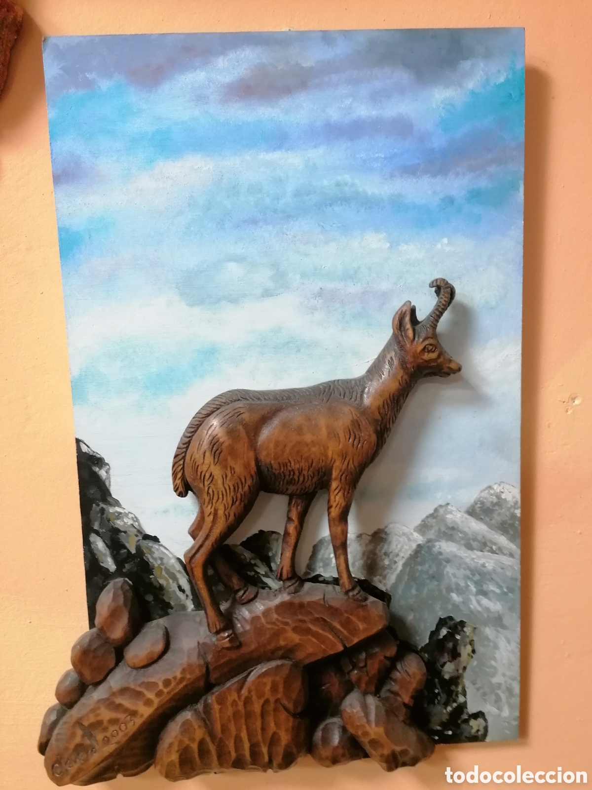 Arte: Talla de madera firmada autor - Foto 1