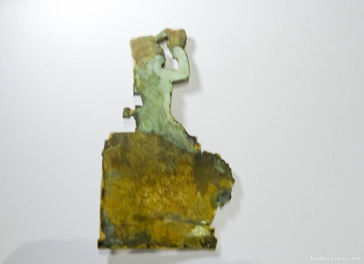 Arte: PLACA BRONCE ART DECO UVAS VENDIMIA - Foto 3