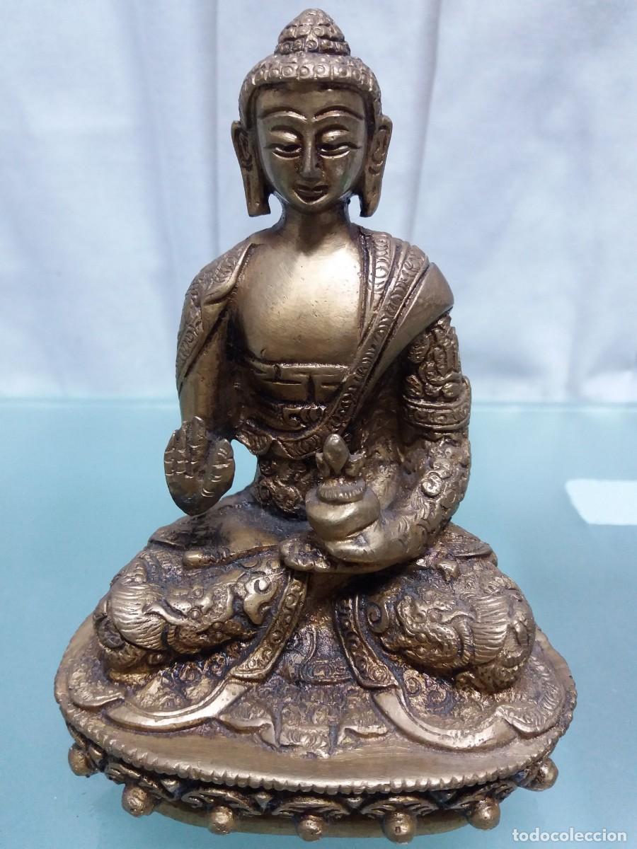Arte: BUDA VITARKA MUDRA EN BRONCE - Foto 1