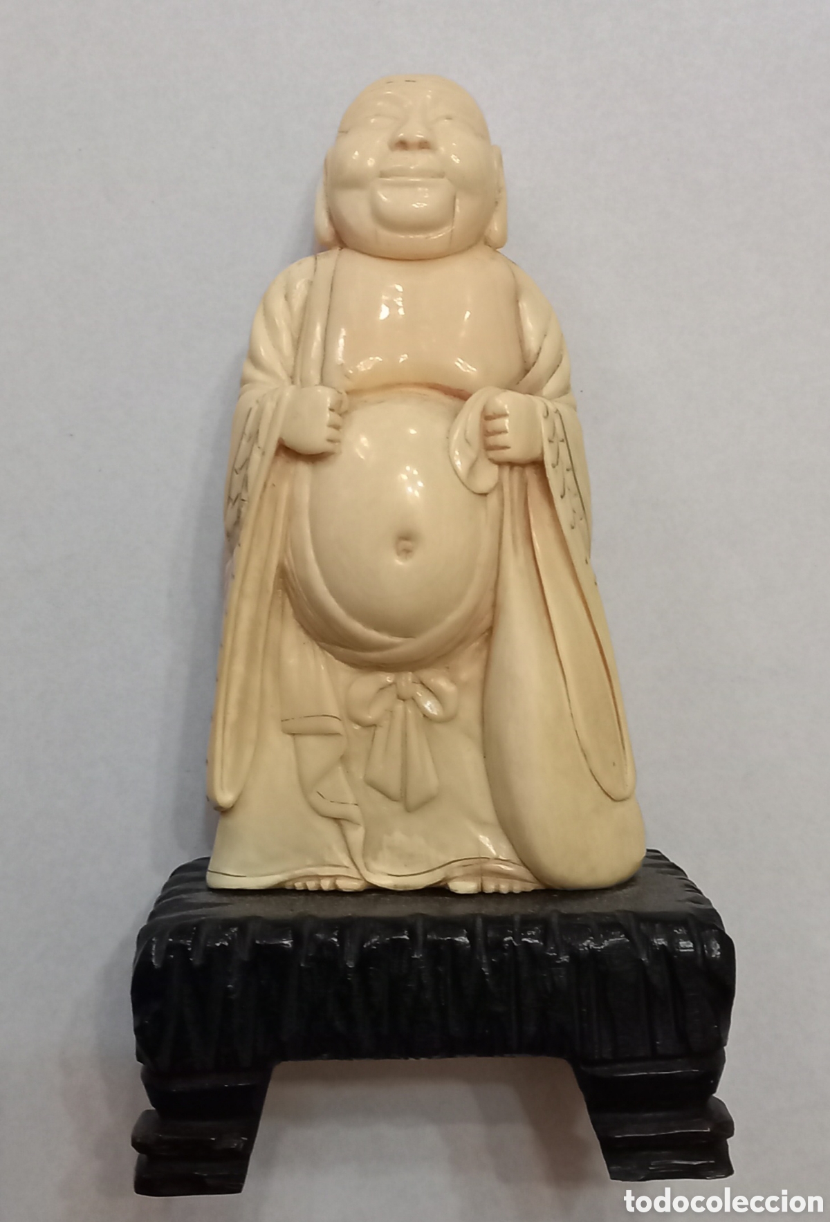 Arte: Antiguo buda de Marfil - Foto 1