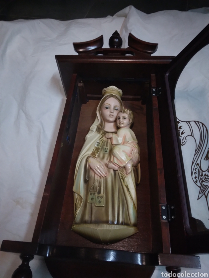 Arte: Virgen del Carmen en Hornacina - Foto 5