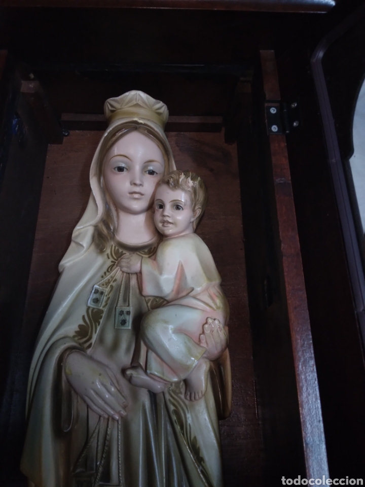 Arte: Virgen del Carmen en Hornacina - Foto 6
