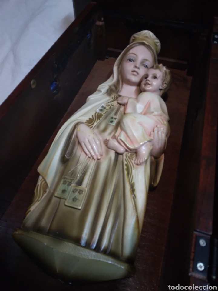 Arte: Virgen del Carmen en Hornacina - Foto 7