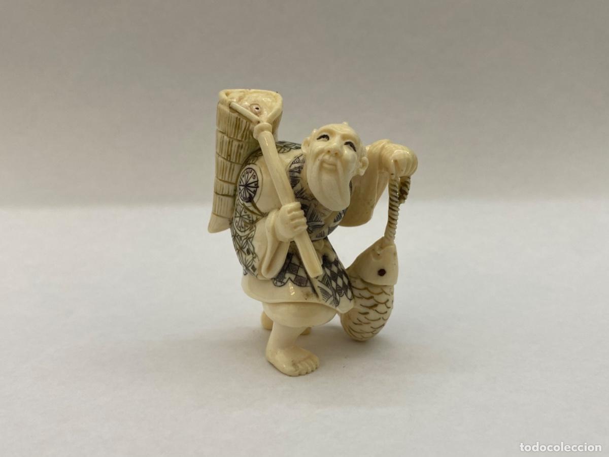 Arte: Netsuke antiguo - Foto 1
