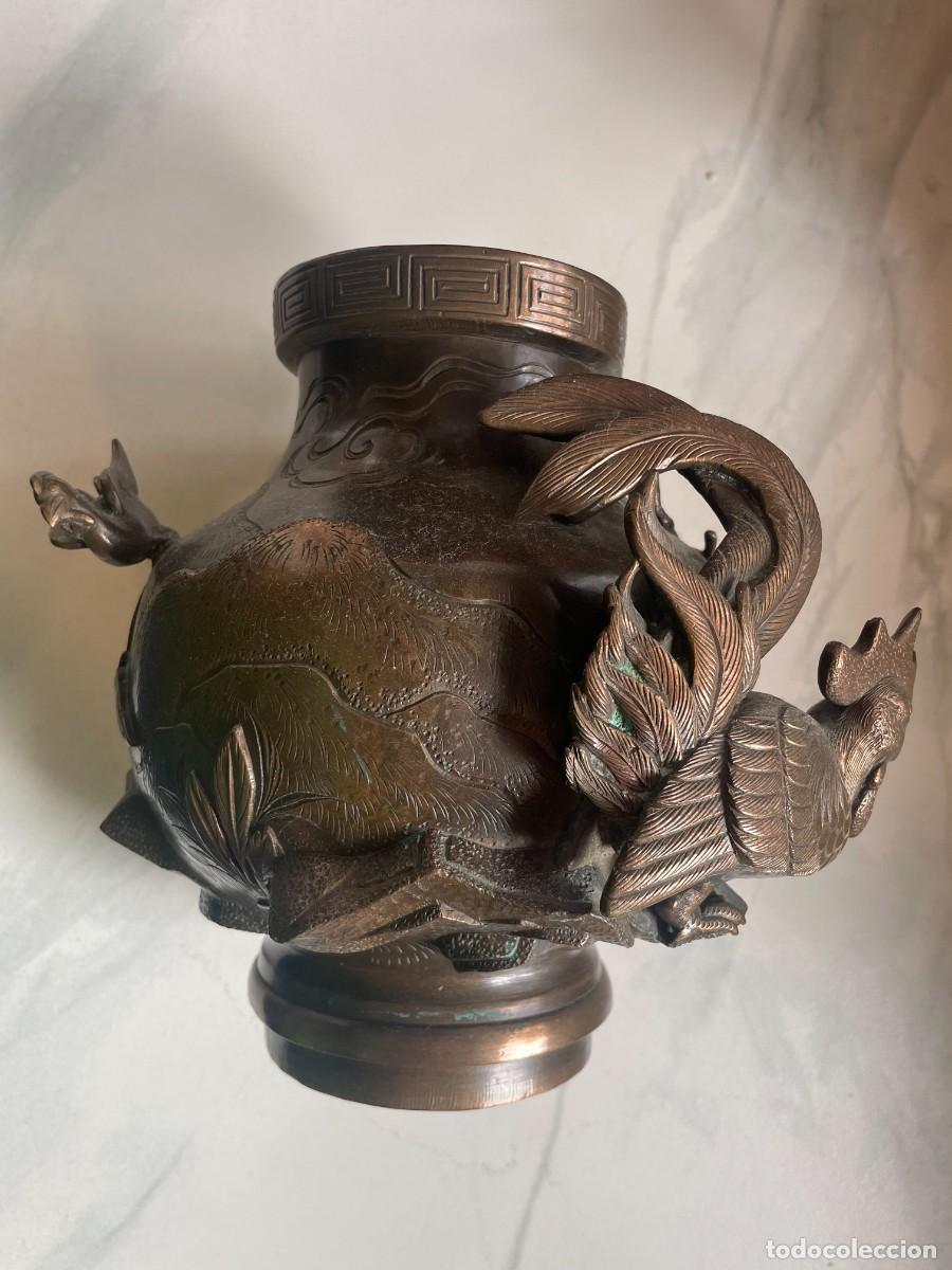 Arte: Jarrones japoneses en bronce - Foto 4