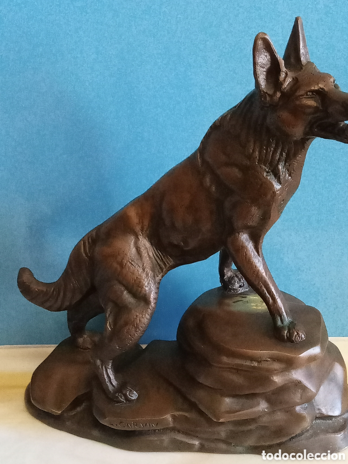 Art: Perro lobo de Calvin con firma (preguntar antes de comprar)