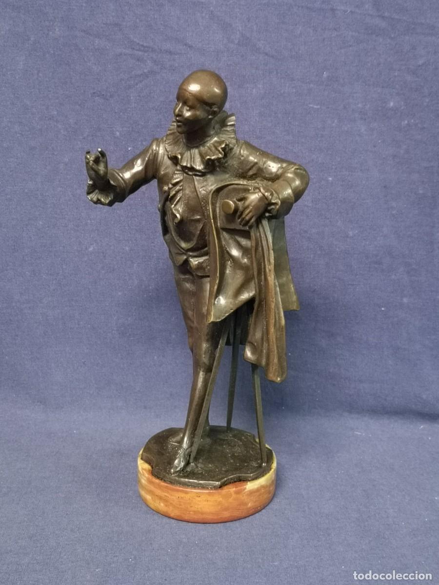 Arte: PIERROT EN BRONCE - Foto 5