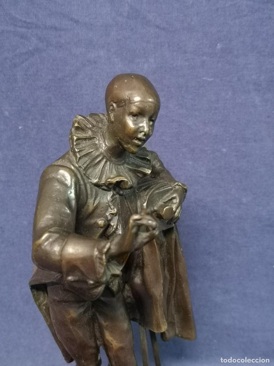 Arte: PIERROT EN BRONCE - Foto 8