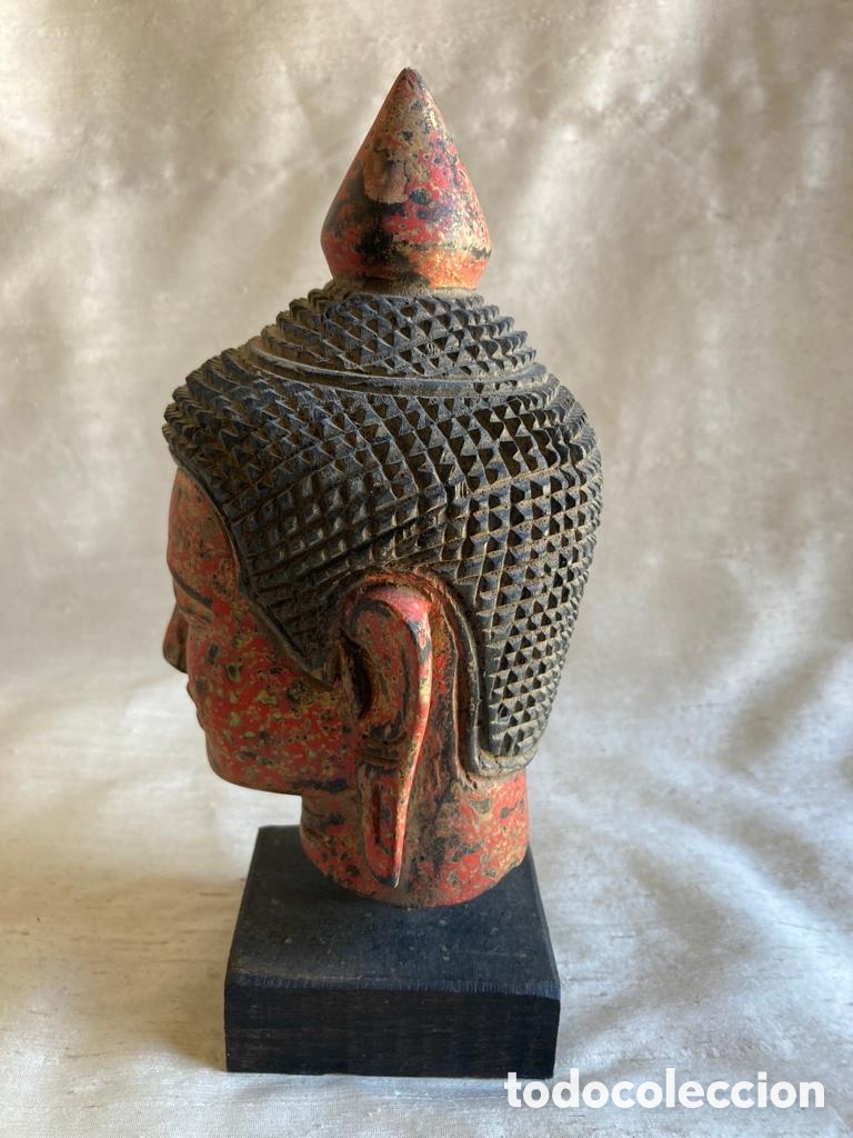 Arte: ESCULTURA DE BUDA EN MADERA - Foto 2