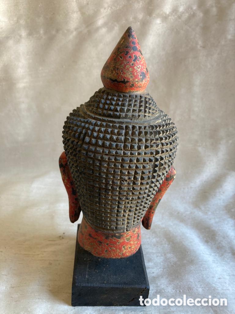 Arte: ESCULTURA DE BUDA EN MADERA - Foto 3
