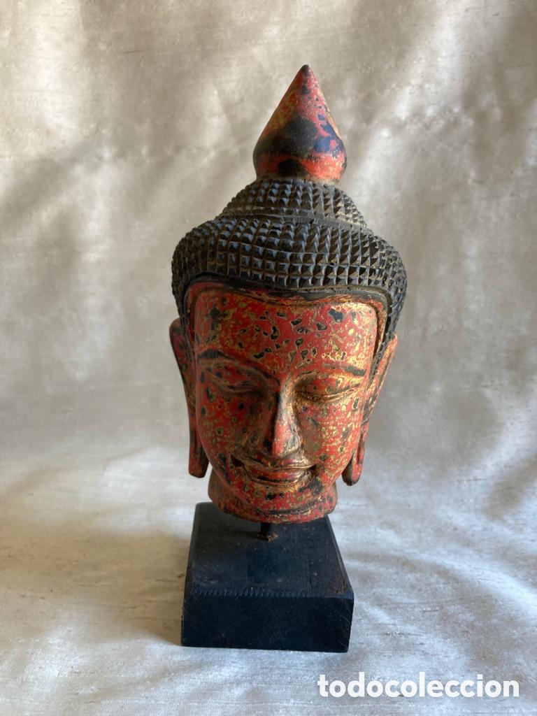 Arte: ESCULTURA DE BUDA EN MADERA - Foto 1