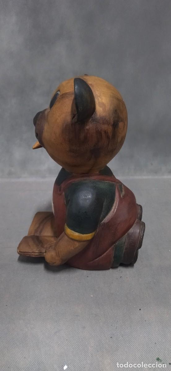 Arte: Osito de madera tallado - Foto 3