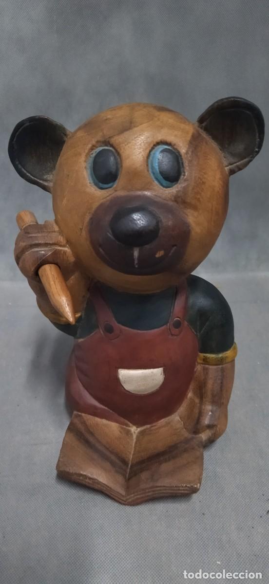Arte: Osito de madera tallado - Foto 7
