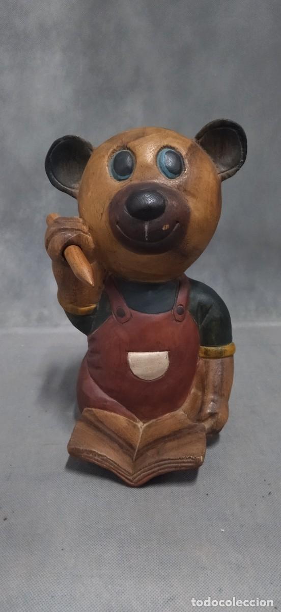 Arte: Osito de madera tallado - Foto 8