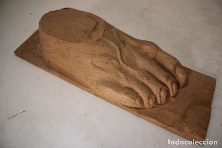 Arte: pie de madera escultura - Foto 1
