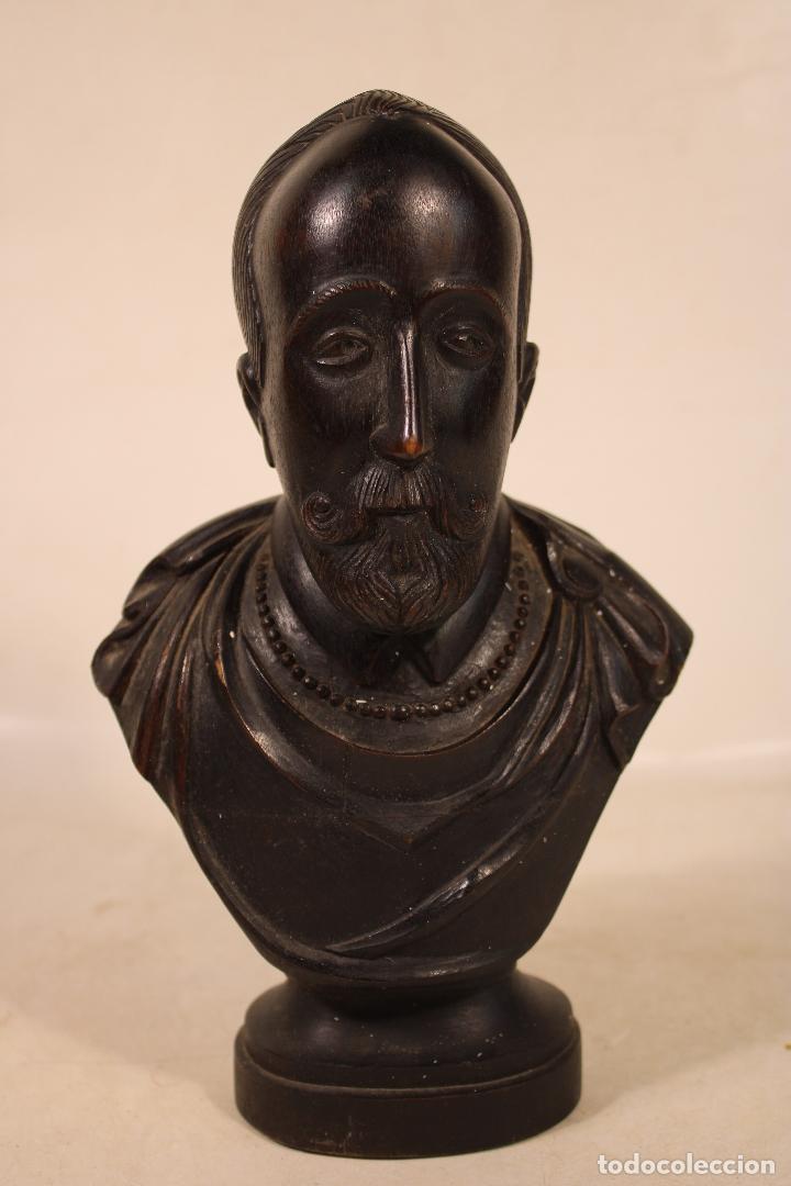 Arte: busto de madera - Foto 6