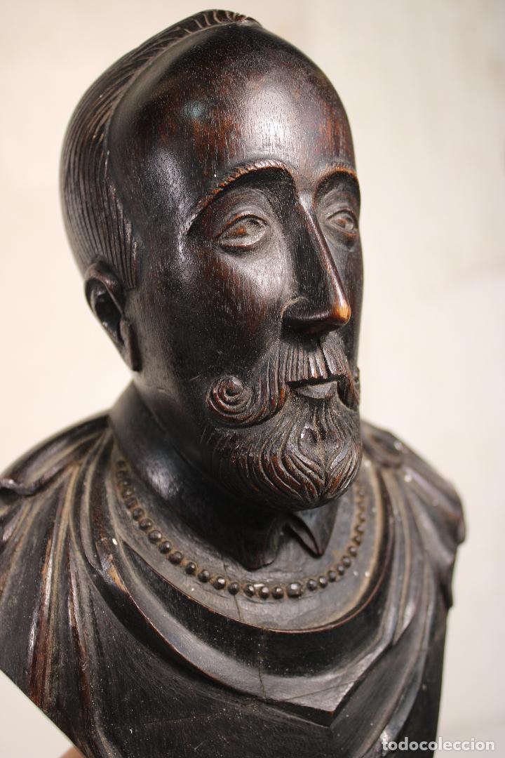 Arte: busto de madera - Foto 1