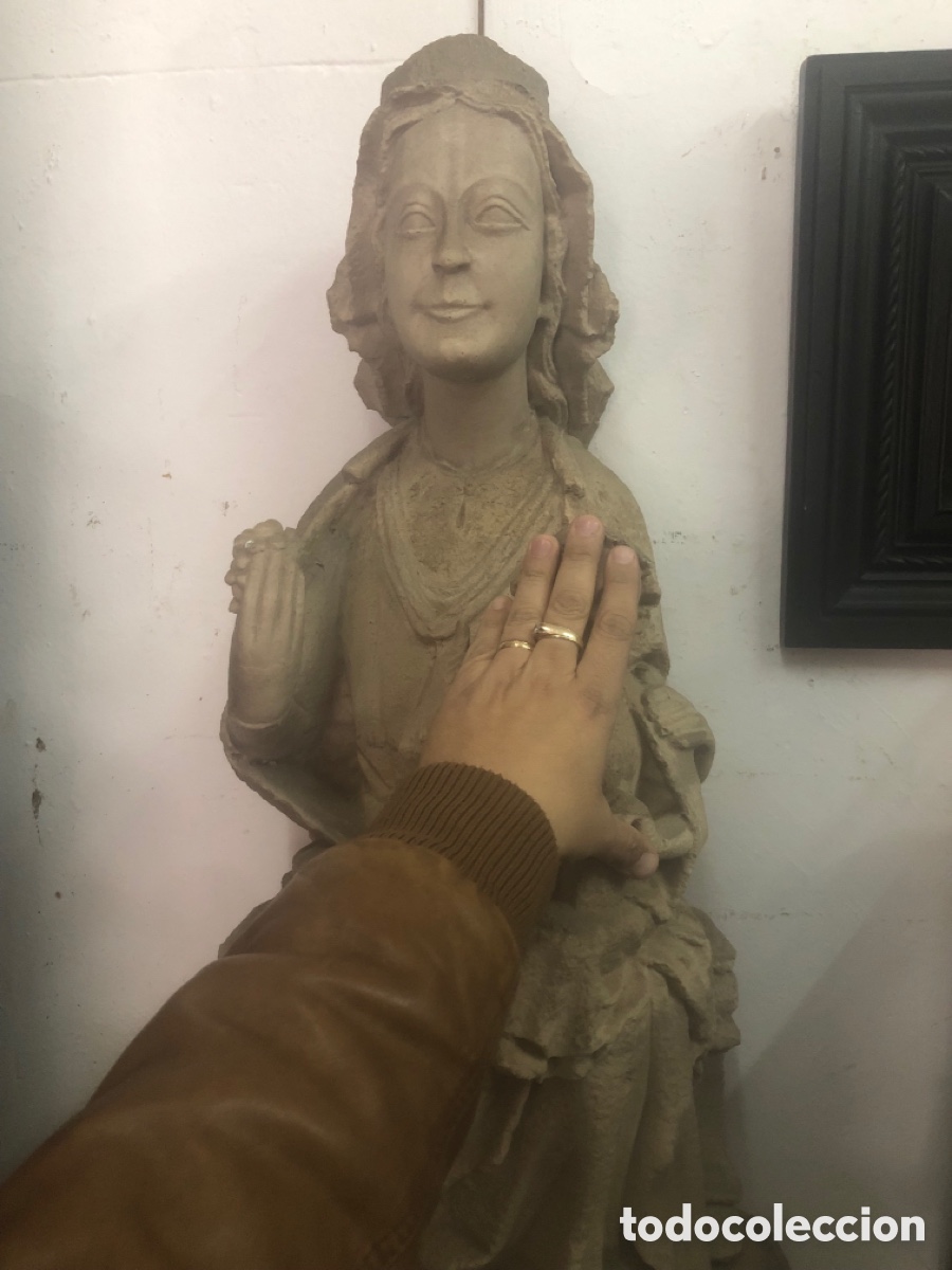 Arte: Virgen Sentada de Piedra - Foto 14