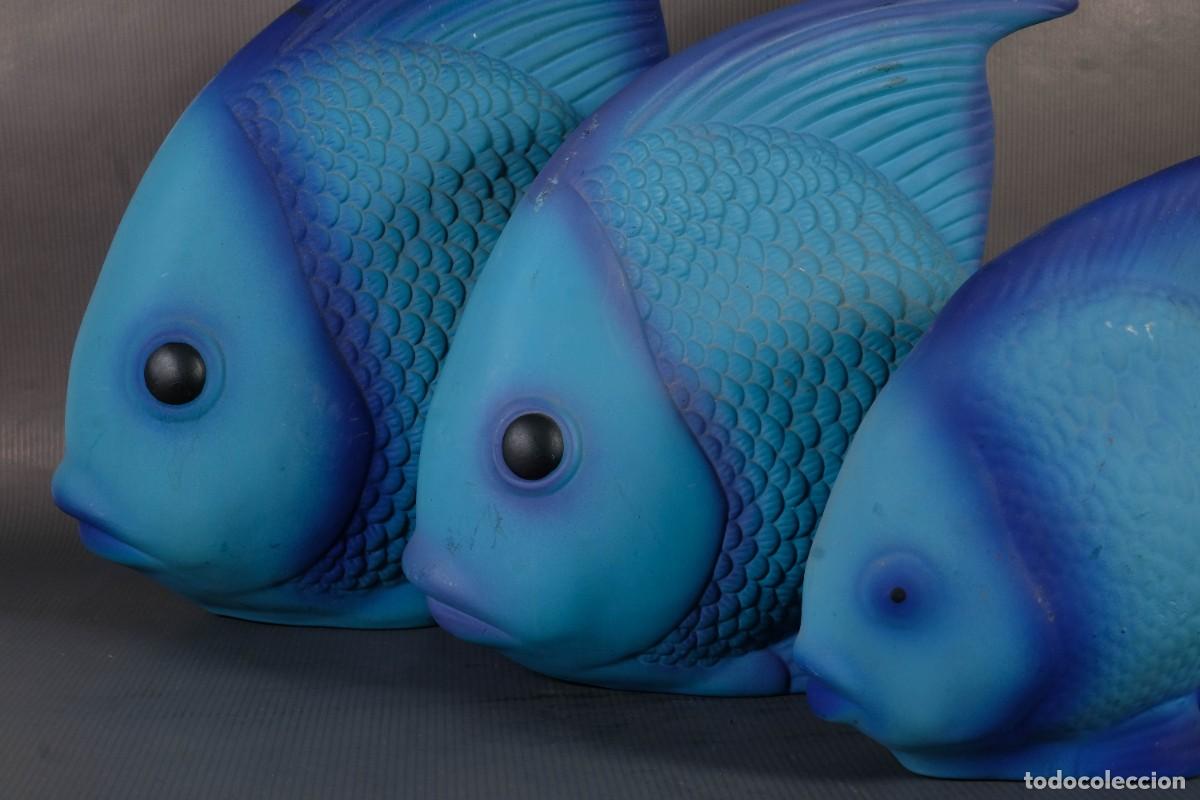 Arte: 3 peces en loza pintada - Foto 2