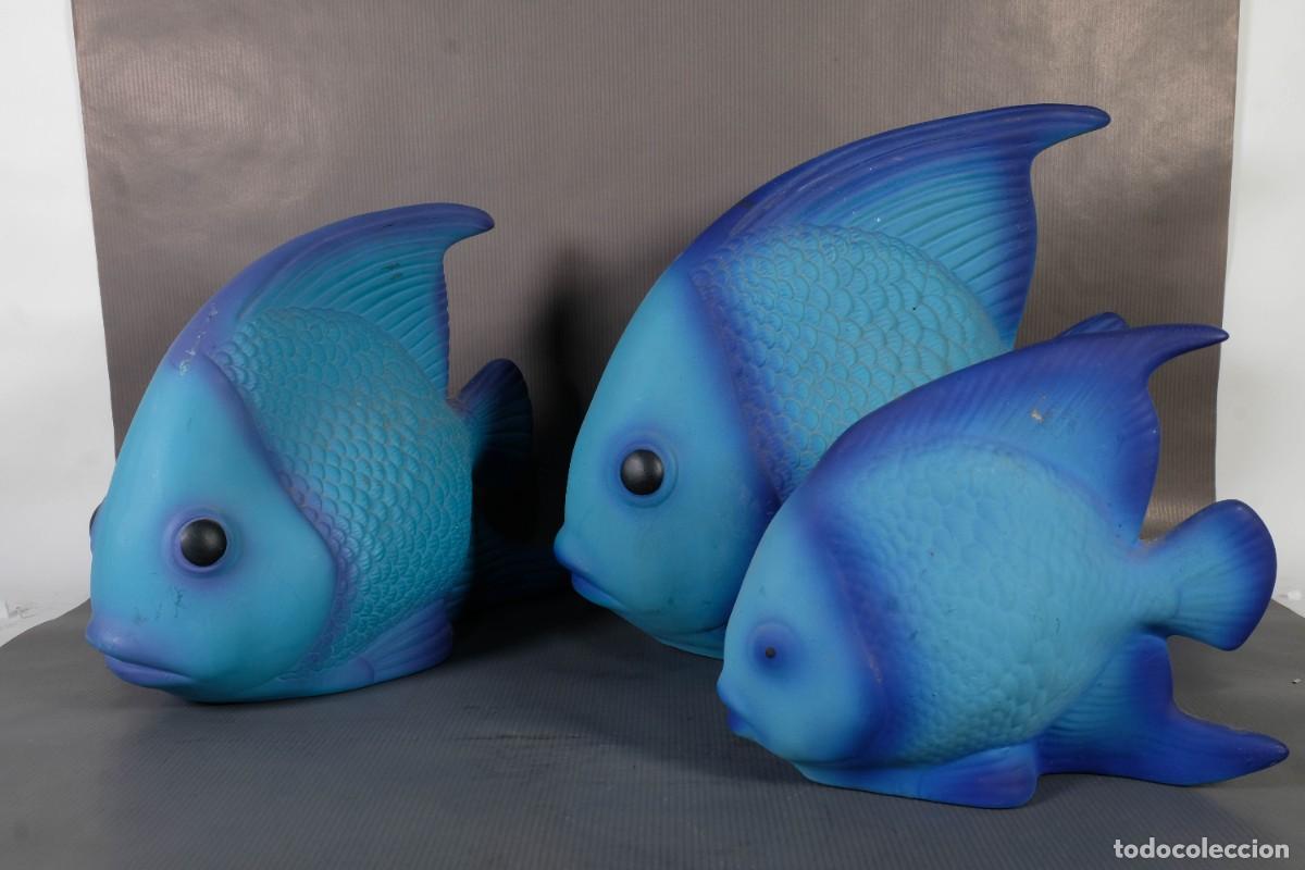 Arte: 3 peces en loza pintada - Foto 3
