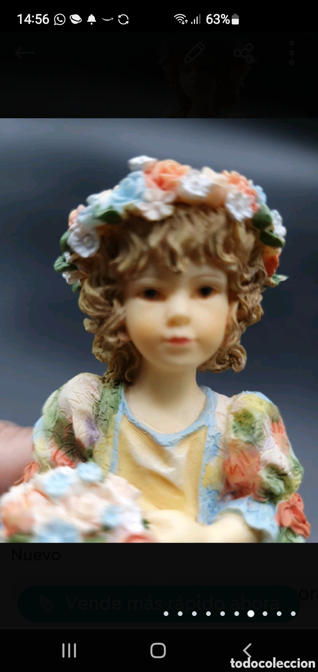 Arte: Ni&ntilde;a con muchas flores - Foto 7