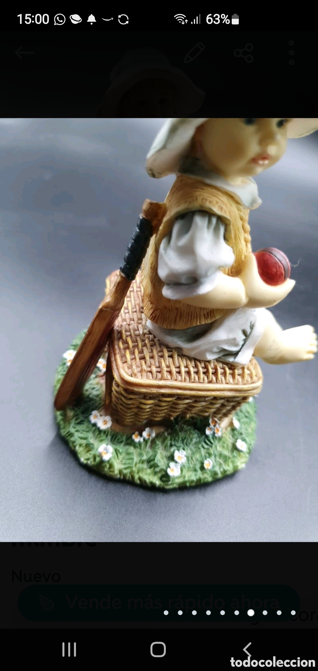 Arte: Ni&ntilde;o sentado en ba&uacute;l de mimbre - Foto 7