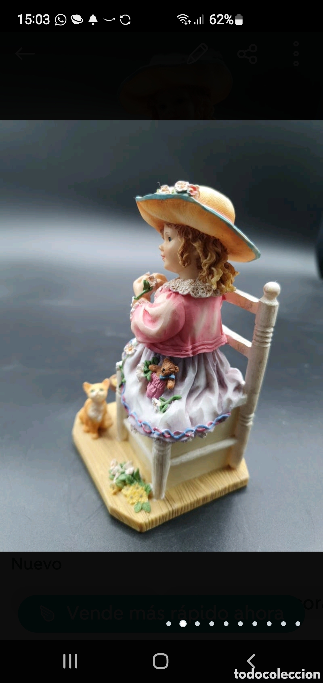 Arte: Ni&ntilde;a sentada en una silla - Foto 2