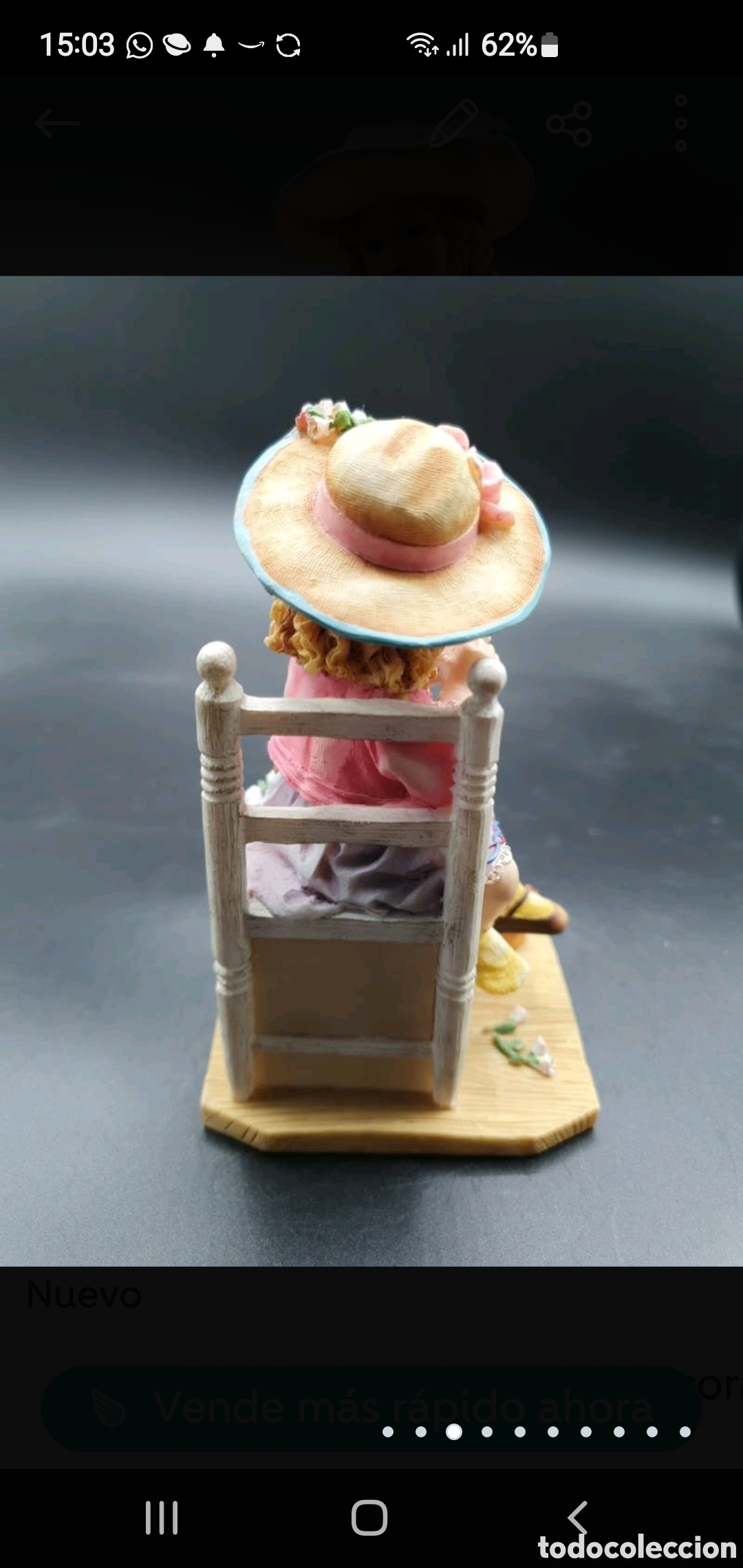 Arte: Ni&ntilde;a sentada en una silla - Foto 3