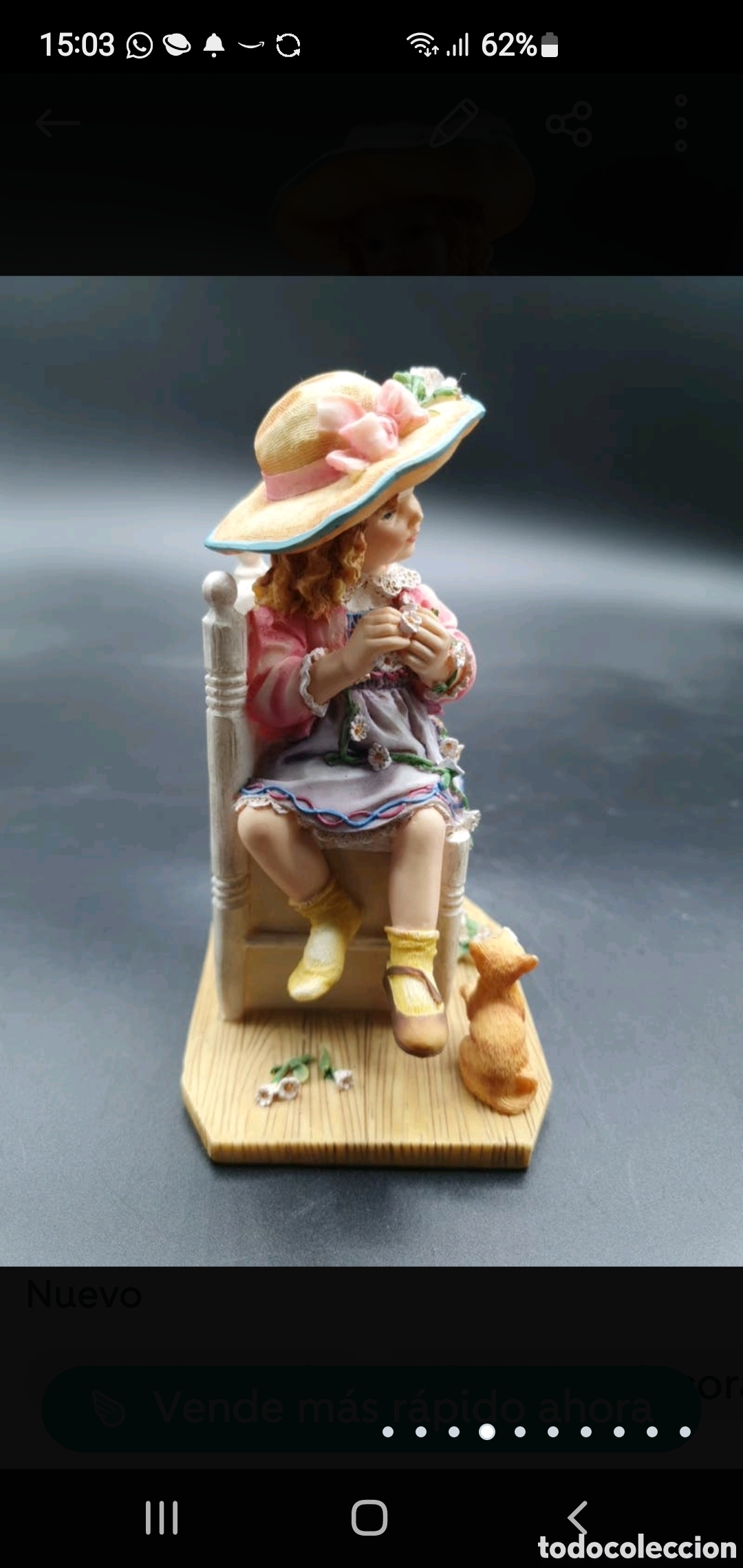 Arte: Ni&ntilde;a sentada en una silla - Foto 4