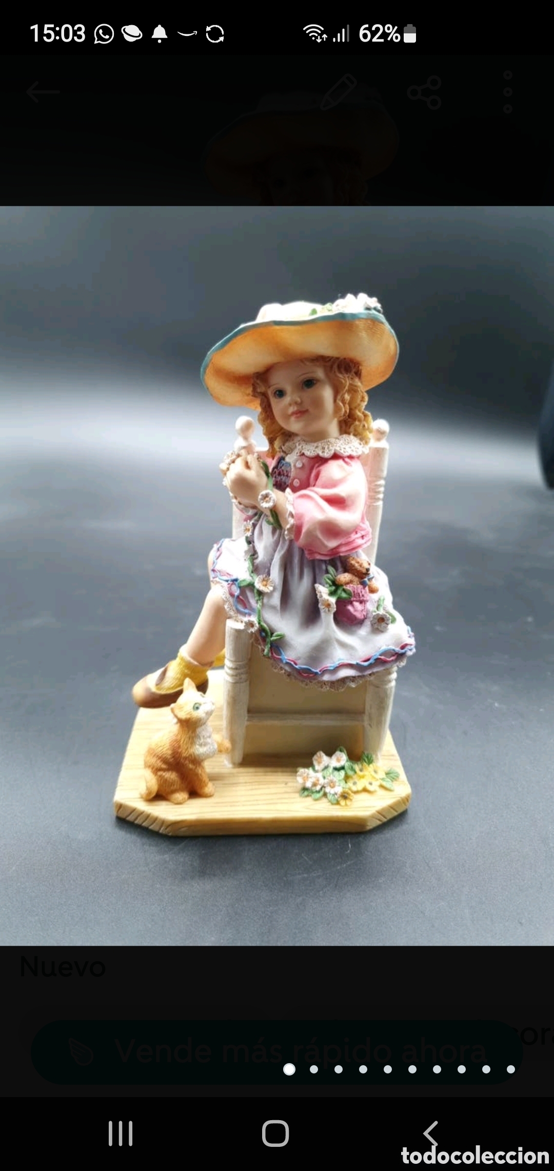 Arte: Ni&ntilde;a sentada en una silla - Foto 1