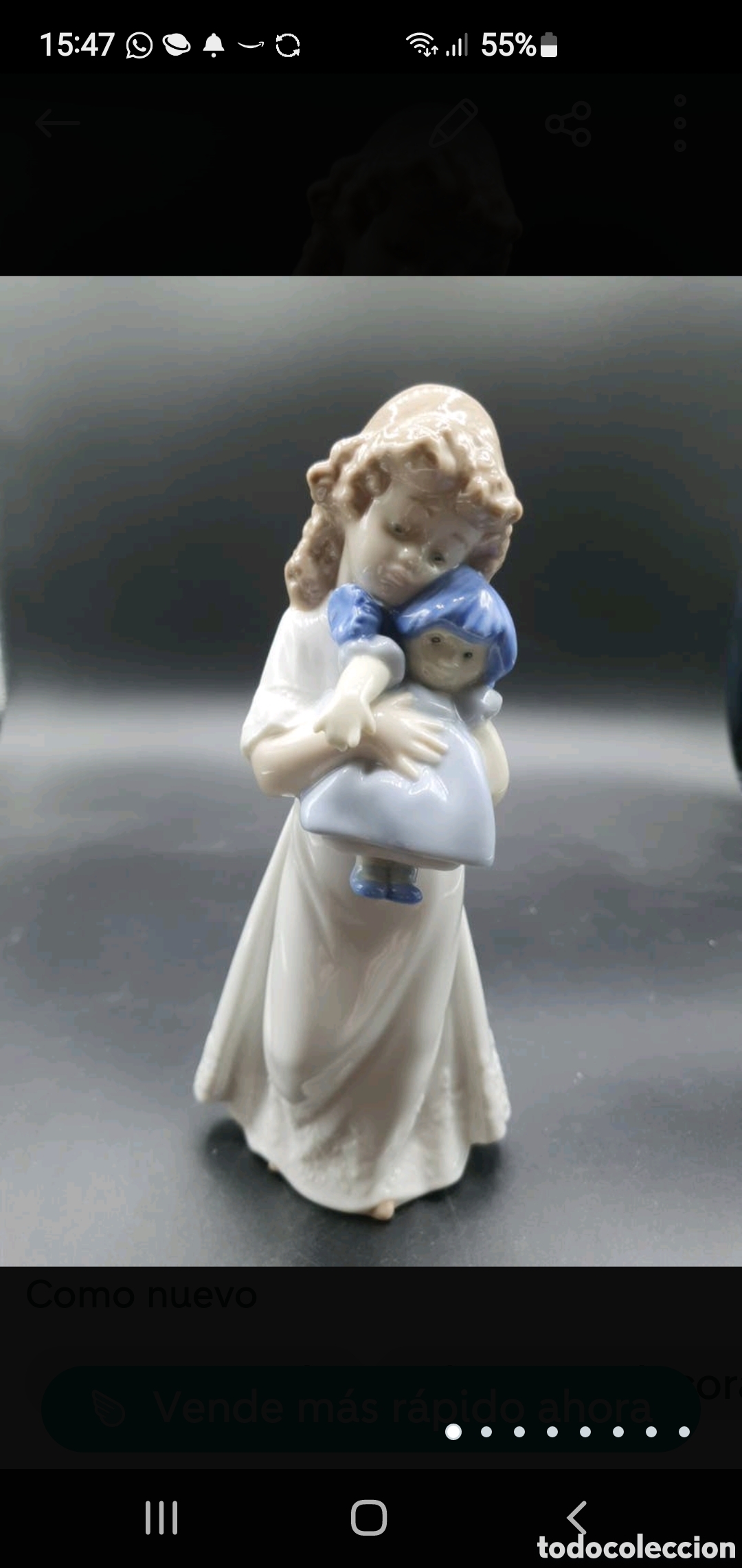 Arte: Ni&ntilde;a con mu&ntilde;eca - Foto 1