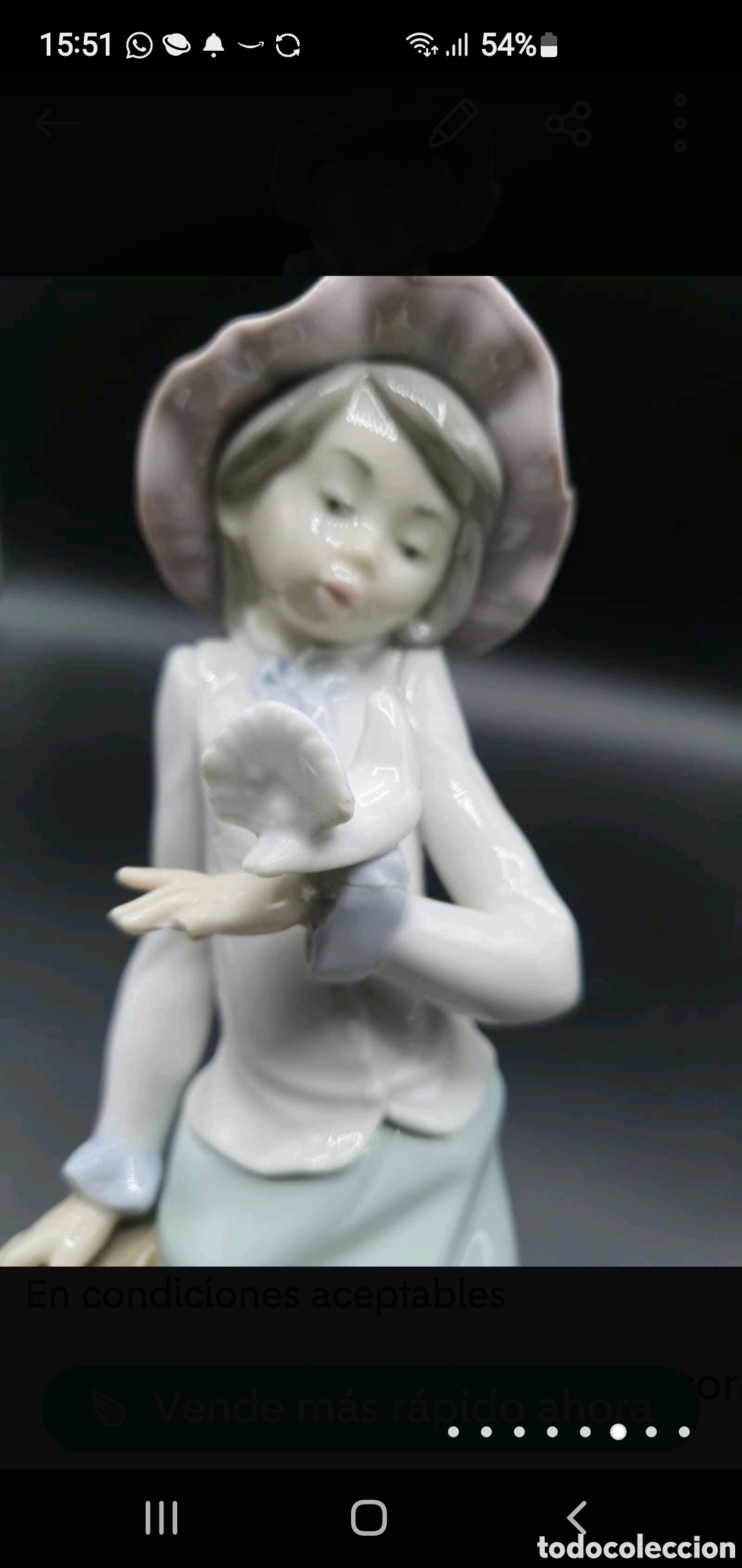Arte: Chica con paloma - Foto 6