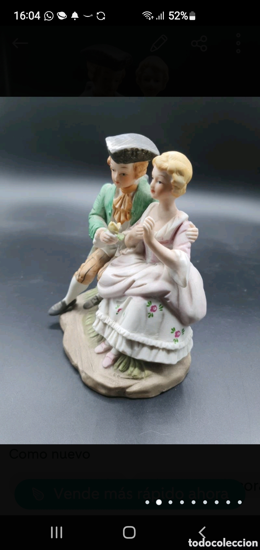 Arte: Pareja rom&aacute;ntica sentada - Foto 2