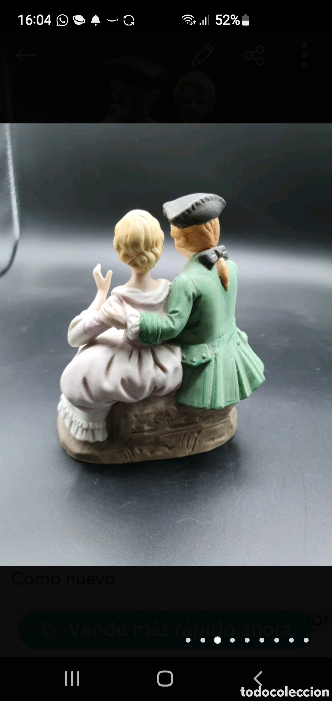 Arte: Pareja rom&aacute;ntica sentada - Foto 3